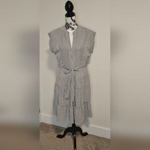 Monteau Sleeveless Tie Waist Dress | XL